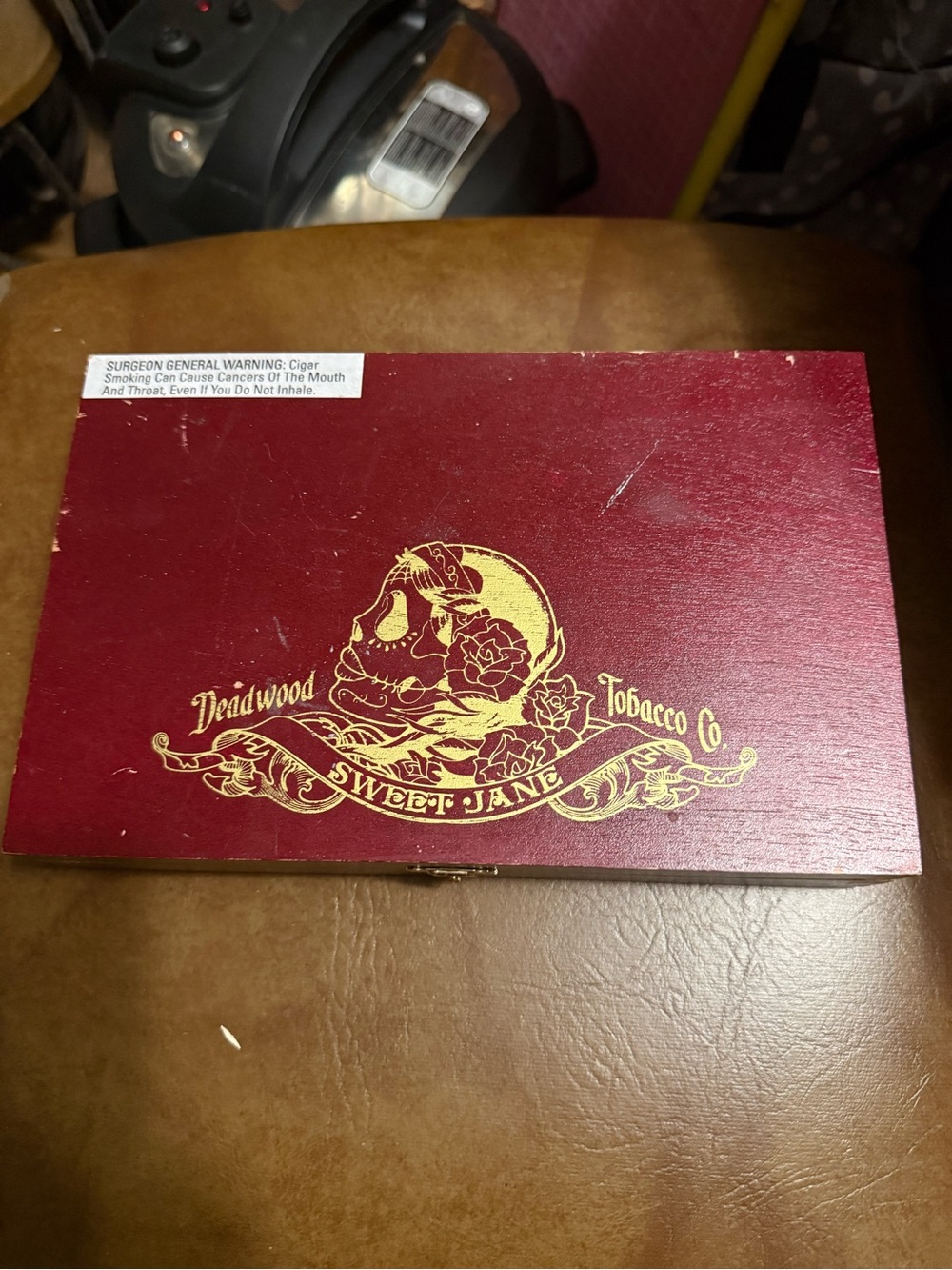 Sweet Jane Red Decorative Wooden Box by